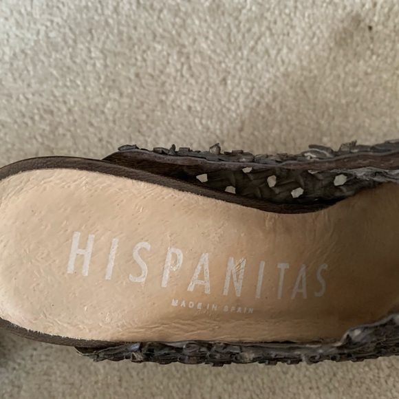 NWOT - Hispanitas High Heal Leather Mule, Sz EU 39, brown - Picture 2 of 4